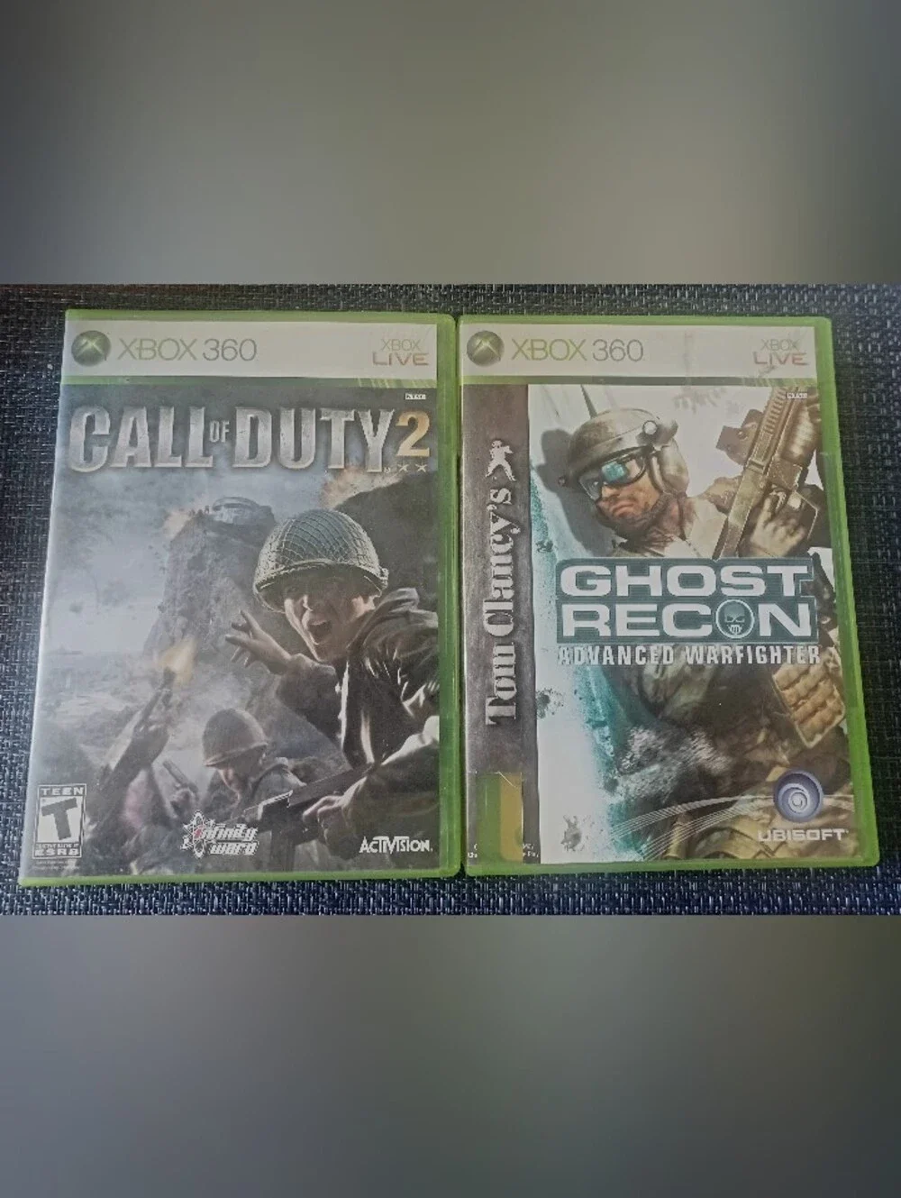 Green Case Call of Duty 2 & Ghost Recon Game Bundle